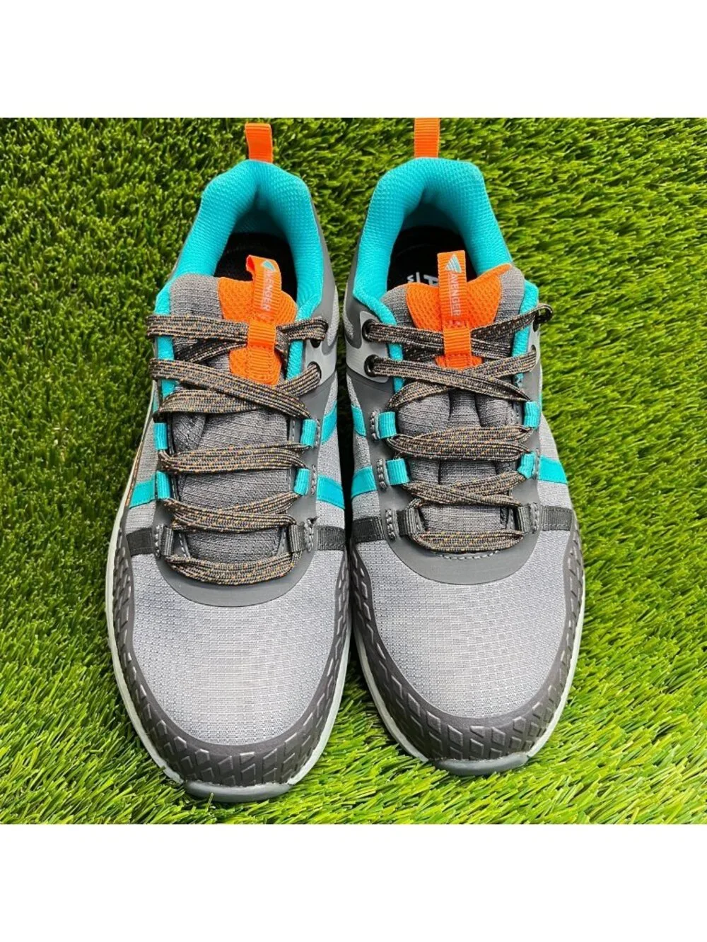 Avenger Aero Trail Womens Size 7.5D Gray Blue Composite Toe Safety Work Shoes